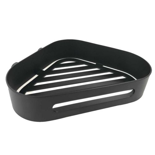 designer soapHolder S5 cornermodel stainless steel matt black