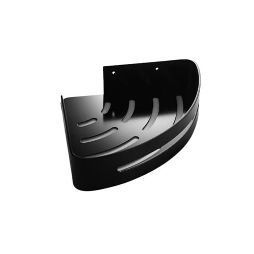 Corner Shelf / corner shelf soapHolder roundo matt black