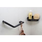 designer bath handlebar Lux curved matt black