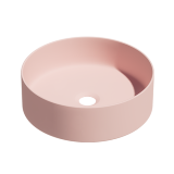 Keramische ronde opbouw waskom Cylindrico ø36cm roze