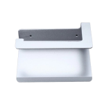 Toilet paper holder rectángulo mat aluminium with shelf for smartphone