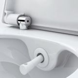 shower WC wall-hung toilet with showerfunction and soft closing toilet seating