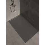 Custom made resin shower tray with drainage gutter Cosmo XL