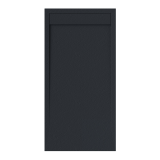 Composite Light shower tray New York 80x160cm black