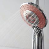 LED hand shower chrome with 3 positions and Digital Temperature aanduiding
