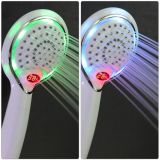 LED hand shower wit-chrome with Digital Temperature aanduiding