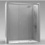 Shower enclosure with 3-part sliding door Cosmo