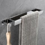 towel holder Cubic 40cm chrome with towel hook