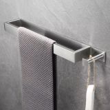 towel holder Cubic 40cm stainless steel with towel hook
