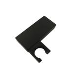 Metal Holder Square for hand shower rectangle shaped matt black