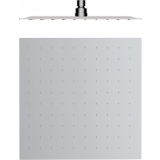overhead shower 40x40cm polished stainless steel including ceiling connection