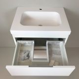 vanity unit Blanco 60cm white with 5cm Composite washbasin