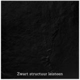 Composiet douchebak Solid Eco 90x120cm Leisteen Zwart Ral9005