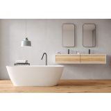 free standing bathtub Nilo 72x170cm white Solid Surface