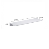 Shelf / shelf Kubik white 30cm