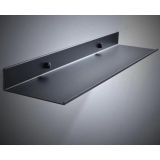Shelf / shelf Kubik matt black 50cm
