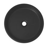 round Composite countertop wash bowl ø37,5cm Sevilla nero