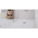 Composite shower tray Slim Eco 70x80 cm slate white