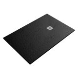 Composite shower tray Slim Eco 70x200 cm slate black