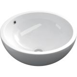 ceramic round surface-mounted wash bowl Bola ø45cm white