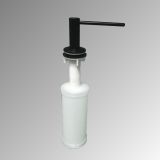 built-in soap dispenser Slim XL matt black for counter top mounting