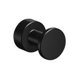 Clothing- and towel hook Techno ø25mm matt black
