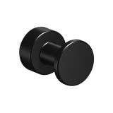 Clothing- and towel hook Techno ø35mm matt black