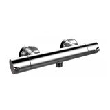 Thermostatische opbouwkraan Time Male chroom