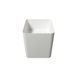 Solid Surface wastafel Aris 42x42x50cm (lxdxh)