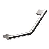designer bath handlebar Lux curved chrome