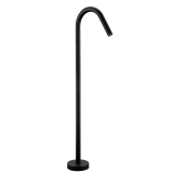 positioning bath spout Tube matt black