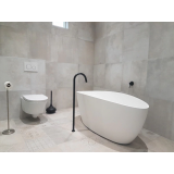 positioning bath spout Tube matt black
