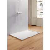 Solid Surface douchebak Bali Eco 90x120cm Egaal Wit