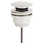 Luxury click waste drainageplug 1¼" matt white