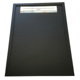 Custom made resin shower tray with stainless steel drainage gutter Subway
