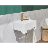 washbasin York 50x31cm Solid Surface white mat