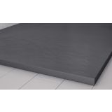Composiet Douchebak met Rand Stone Eco 90x120cm Leisteen Zwart Ral9005