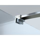 Vaste douchewand Luna 110cm, 10mm veiligheidsglas
