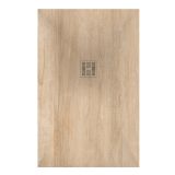 Custom made resin shower tray Slim Wood