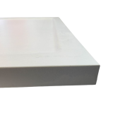 Composiet Douchebak met Rand Stone Eco 90x170cm Granito Wit Ral9003