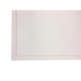 Composite shower tray with border Stone Eco 86x120cm white structure even