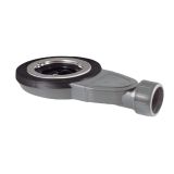 Extra flat shower tray siphon Slim build in height with sieve for hole diameter 90mm