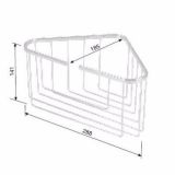 shower basket Marina chrome