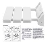 foldable shower chair wit