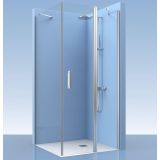 Revolving door with fixed wall and fixed side panel Padel