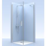 Revolving door with fixed side panel Padel