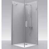Revolving door with fixed side panel Tedy