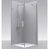 Revolving door with fixed side panel Tedy