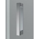 Douchewand hoekinstap met draaideuren Tedy 8mm