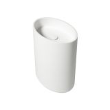 Vrijstaand Solid Surface wastafel Elipse 60x42x85cm (lxdxh) - zonder kraangat
